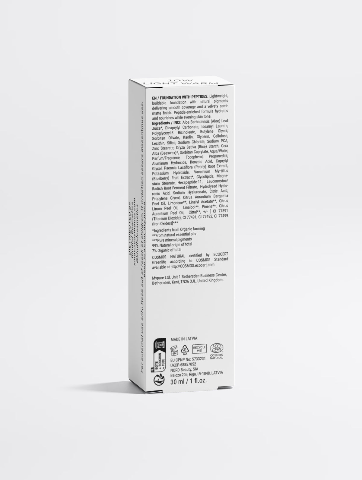 SKIN EDIT FOUNDATION, 10W LIGHT WARM
